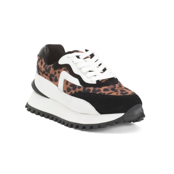 BLONDO Leopard Multi Waterproof Lois Trainers - Picture 1 of 2
